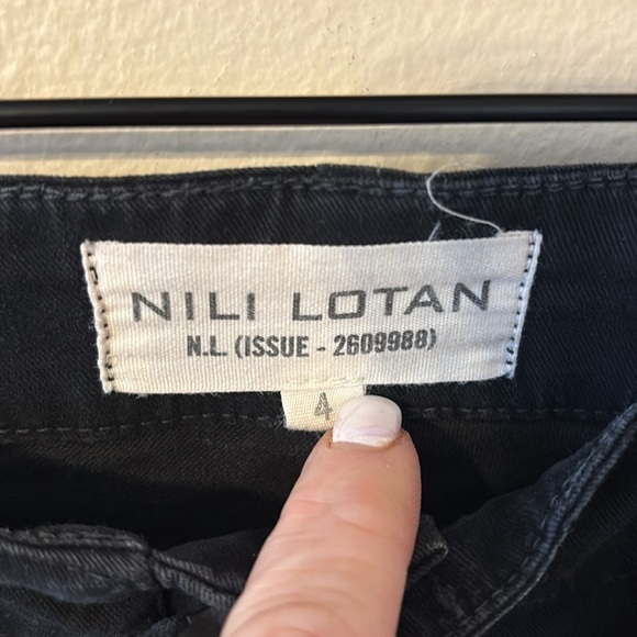 Nili Lotan French Military Cotton Zip Hem Jogger Pant - Picture 3 of 8